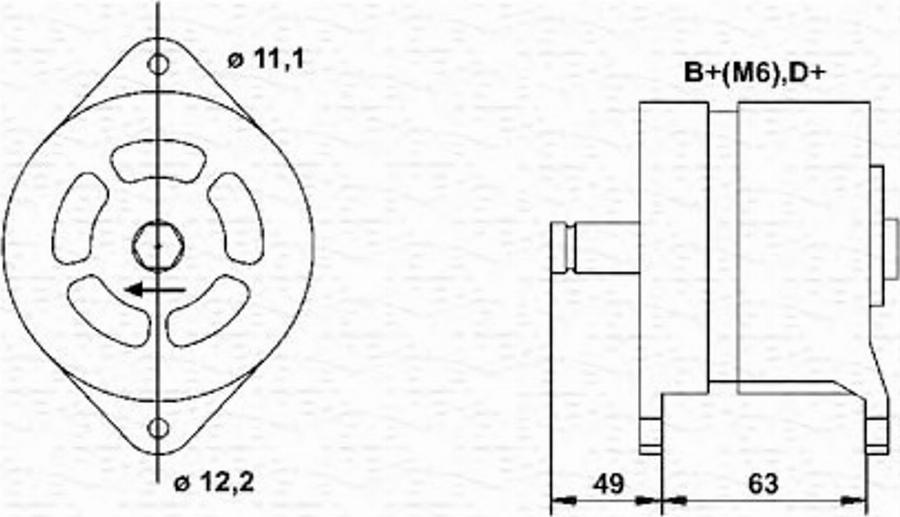 Magneti Marelli 063320021010 - Alternator www.molydon.hr