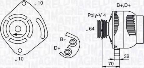 Magneti Marelli 063321919010 - Alternator www.molydon.hr