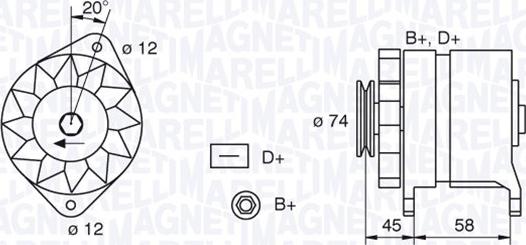 Magneti Marelli 063321409010 - Alternator www.molydon.hr