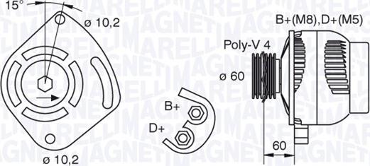 Magneti Marelli 063321604010 - Alternator www.molydon.hr