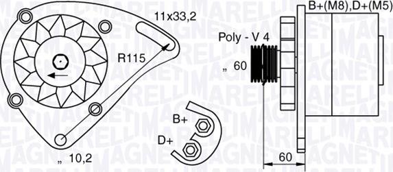 Magneti Marelli 063321600010 - Alternator www.molydon.hr