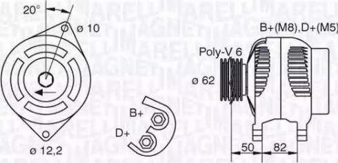 Magneti Marelli 063321618010 - Alternator www.molydon.hr