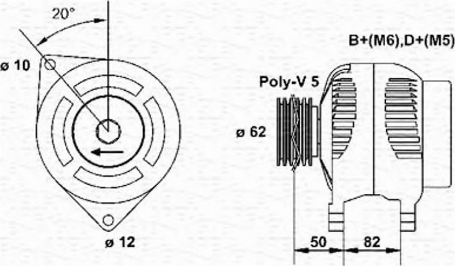 Magneti Marelli 063321617010 - Alternator www.molydon.hr