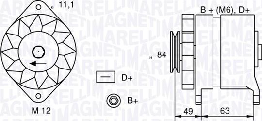 Magneti Marelli 063321044010 - Alternator www.molydon.hr