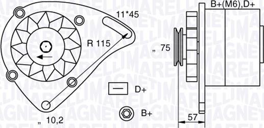 Magneti Marelli 063321000010 - Alternator www.molydon.hr