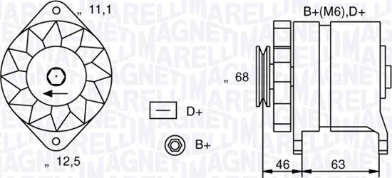 Magneti Marelli 063321021010 - Alternator www.molydon.hr