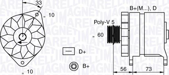 Magneti Marelli 063321155010 - Alternator www.molydon.hr