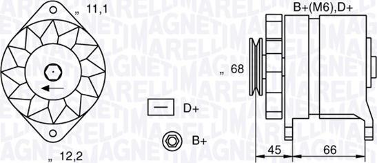 Magneti Marelli 063321112010 - Alternator www.molydon.hr