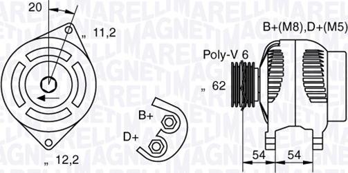 Magneti Marelli 063321858010 - Alternator www.molydon.hr