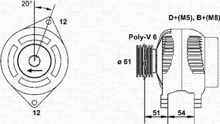 Magneti Marelli 063321861010 - Alternator www.molydon.hr