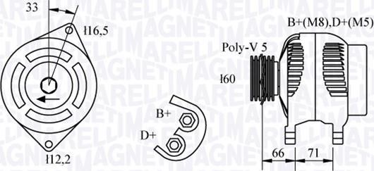 Magneti Marelli 063321328010 - Alternator www.molydon.hr