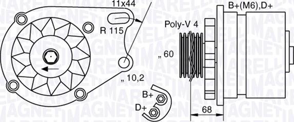 Magneti Marelli 063321747010 - Alternator www.molydon.hr