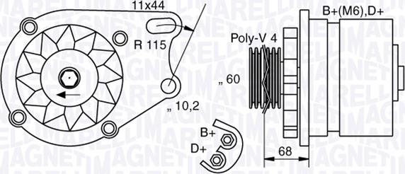 Magneti Marelli 063321761010 - Alternator www.molydon.hr