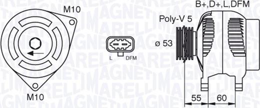 Magneti Marelli 063377496010 - Alternator www.molydon.hr