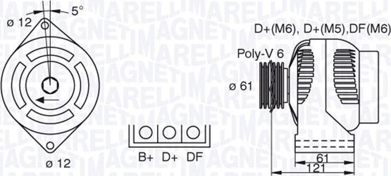 Magneti Marelli 063377491010 - Alternator www.molydon.hr