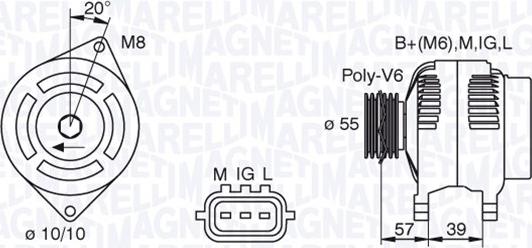 Magneti Marelli 063377439010 - Alternator www.molydon.hr