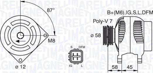 Magneti Marelli 063377435010 - Alternator www.molydon.hr