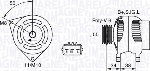 Magneti Marelli 063377432010 - Alternator www.molydon.hr