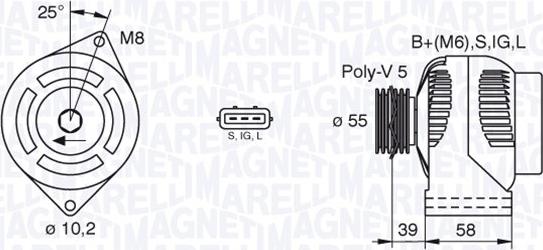 Magneti Marelli 063377437010 - Alternator www.molydon.hr