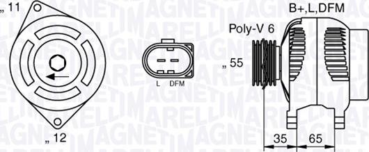 Magneti Marelli 063377014010 - Alternator www.molydon.hr