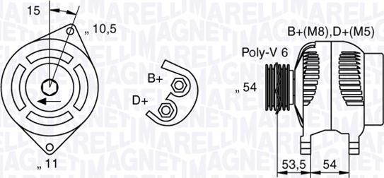Magneti Marelli 063377016010 - Alternator www.molydon.hr