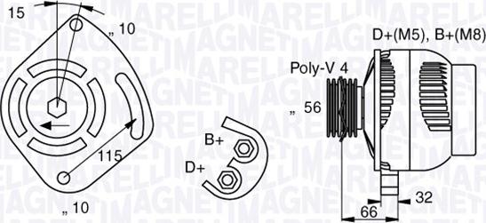 Magneti Marelli 063377012010 - Alternator www.molydon.hr