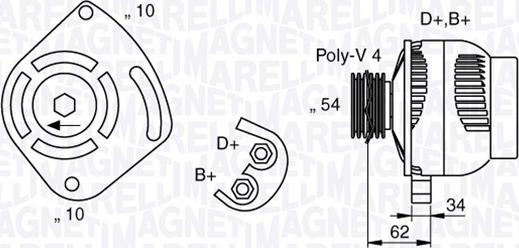 Magneti Marelli 063377031010 - Alternator www.molydon.hr