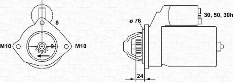 Magneti Marelli 063222035010 - Starter www.molydon.hr