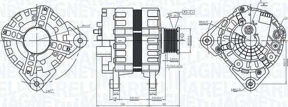 Magneti Marelli 063739062010 - Alternator www.molydon.hr