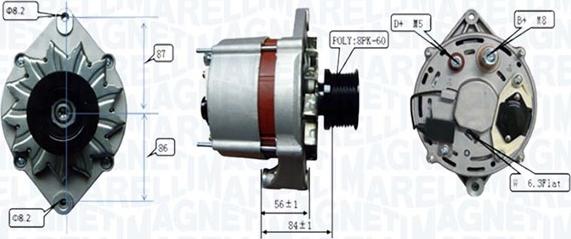 Magneti Marelli 063739067010 - Alternator www.molydon.hr