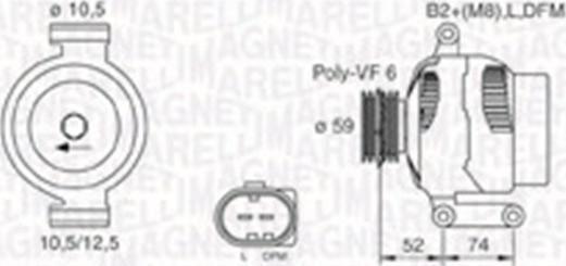 Magneti Marelli 063730003010 - Alternator www.molydon.hr