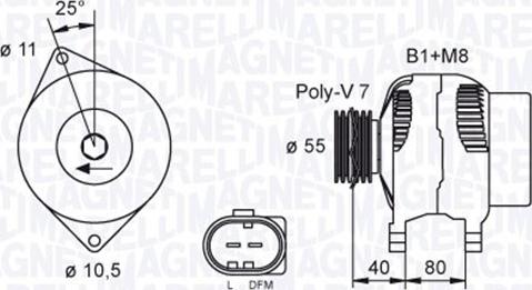 Magneti Marelli 063730034010 - Alternator www.molydon.hr