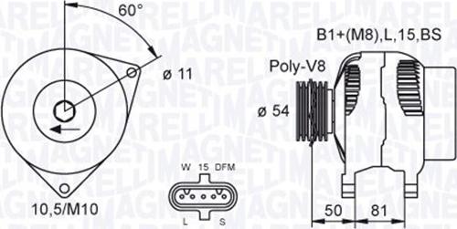 Magneti Marelli 063730037010 - Alternator www.molydon.hr