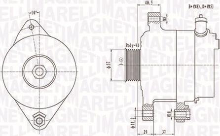 Magneti Marelli 063731949010 - Alternator www.molydon.hr