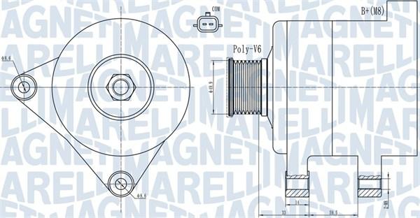 Magneti Marelli 063731945010 - Alternator www.molydon.hr