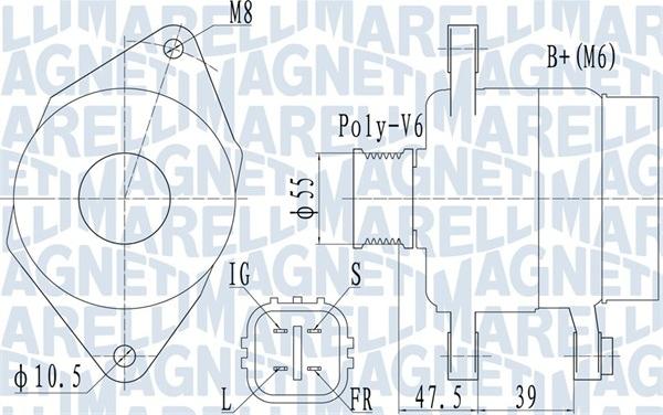 Magneti Marelli 063731942010 - Alternator www.molydon.hr