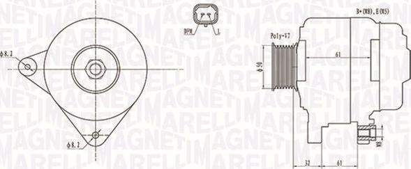 Magneti Marelli 063731959010 - Alternator www.molydon.hr