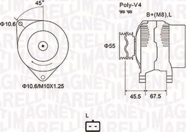 Magneti Marelli 063731963010 - Alternator www.molydon.hr