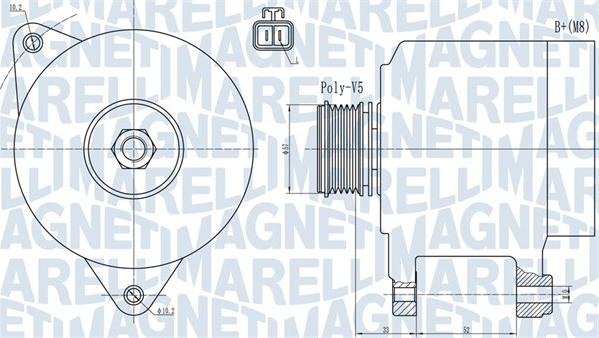 Magneti Marelli 063731906010 - Alternator www.molydon.hr