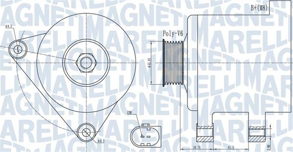 Magneti Marelli 063731910010 - Alternator www.molydon.hr