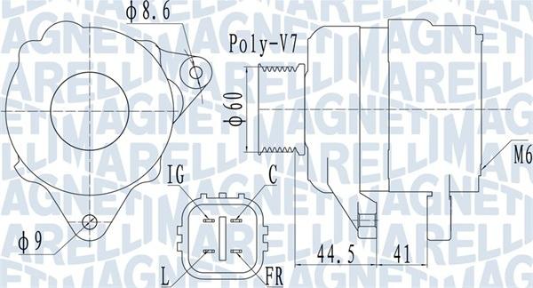 Magneti Marelli 063731981010 - Alternator www.molydon.hr