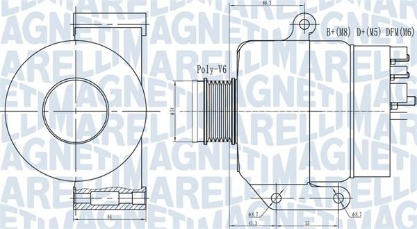 Magneti Marelli 063731935010 - Alternator www.molydon.hr