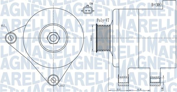 Magneti Marelli 063731936010 - Alternator www.molydon.hr