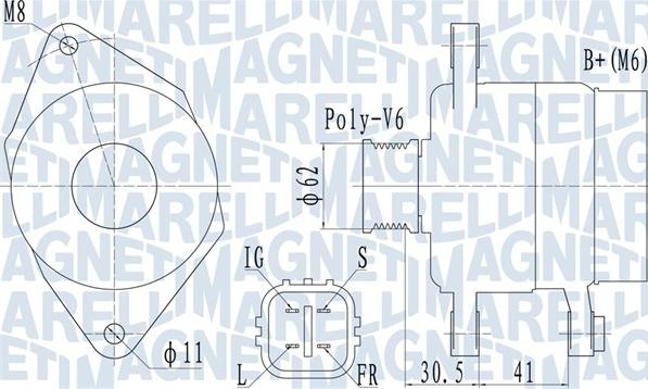 Magneti Marelli 063731930010 - Alternator www.molydon.hr