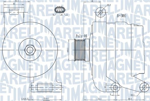 Magneti Marelli 063731926010 - Alternator www.molydon.hr