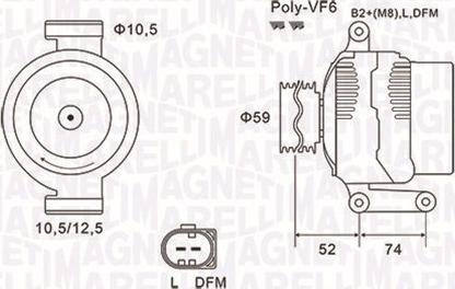 Magneti Marelli 063731928010 - Alternator www.molydon.hr