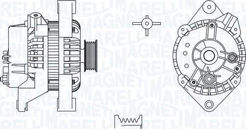 Magneti Marelli 063731581010 - Alternator www.molydon.hr