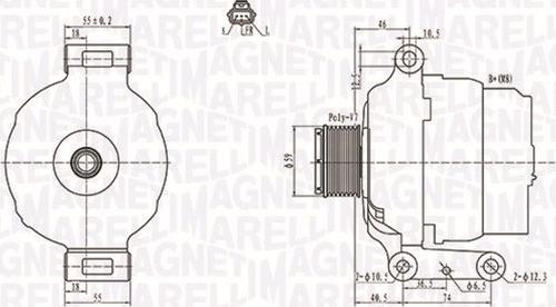 Magneti Marelli 063731639010 - Alternator www.molydon.hr