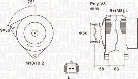 Magneti Marelli 063731637010 - Alternator www.molydon.hr