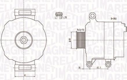 Magneti Marelli 063731676010 - Alternator www.molydon.hr